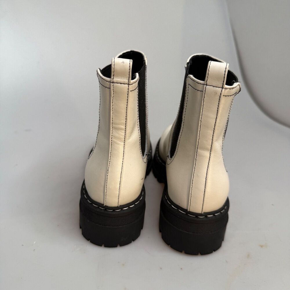 Marc Fisher “170” Ivory Leather Pull-On Ankle Boots Women’s Size 6M MLPADMIA - Picture 7 of 16